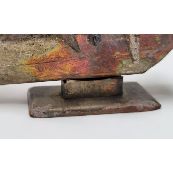 Lot of 3 Vintage Brass Ship Sculptures Nina Pinta Santa Maria - Picture 4 of 9